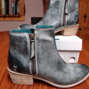 ROAN By Bed Stu, Distressed Black leather bootie, size 10